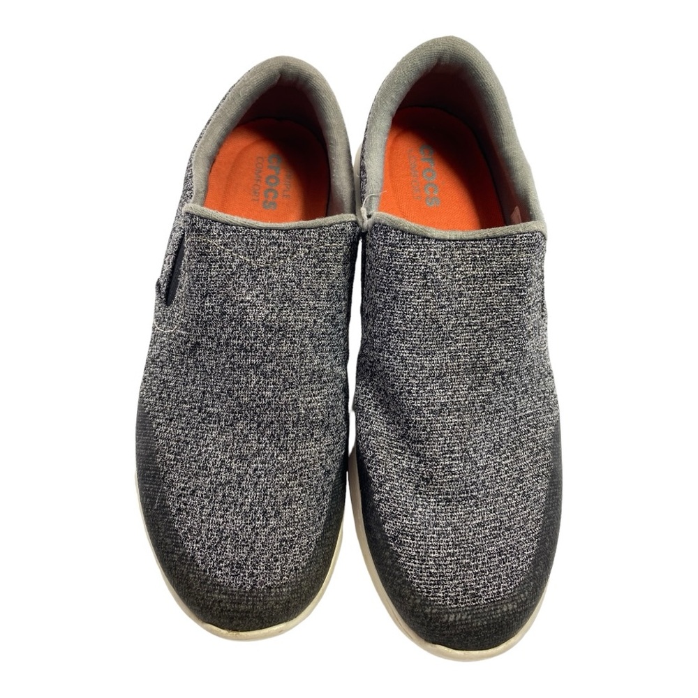 CROCS Kinsale Static Slip Slip On Gray Space Dye Low Top Mens 8 Shoes
